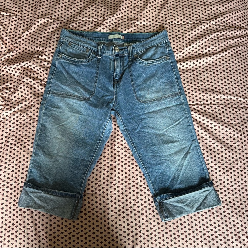 Levi's Light Blue Capri Jeans